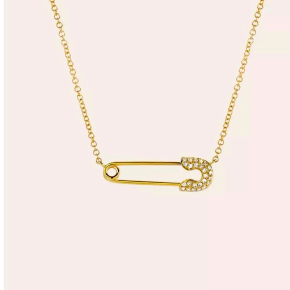 Zoe Lev Jewelry - Zoe Lev Safety Pin necklace